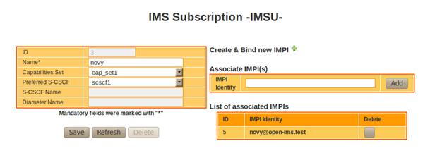 IMS Subscription