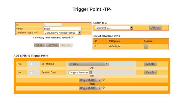 Nastavenie trigger pointu